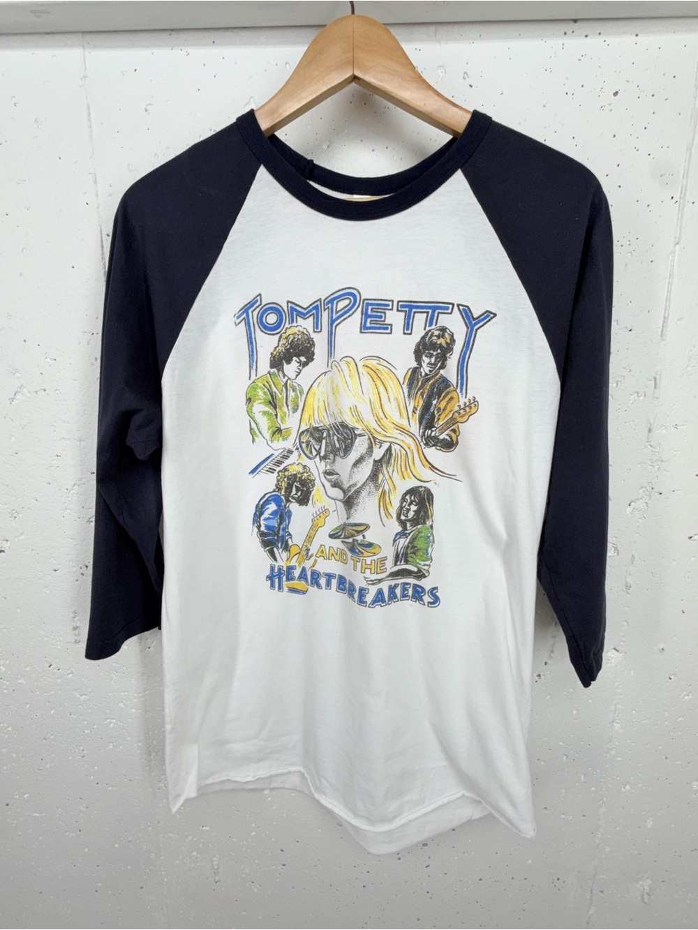 Tom Petty and the Heartbreakers Medium Baseball T- Shirt Los Angeles Apparel